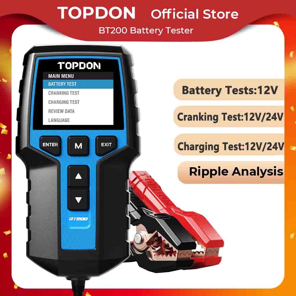 Topdon Tc001 Thermal Camera - TOPDON BT200 Taşınabilir Pil Test Cihazı