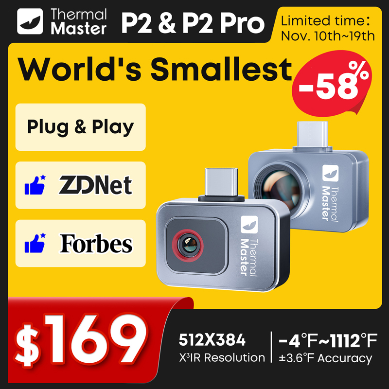 Infiray P2 Pro Macro Lens - P2//P2Pro Termal Görüntüleme Cihazı 15X Zoom