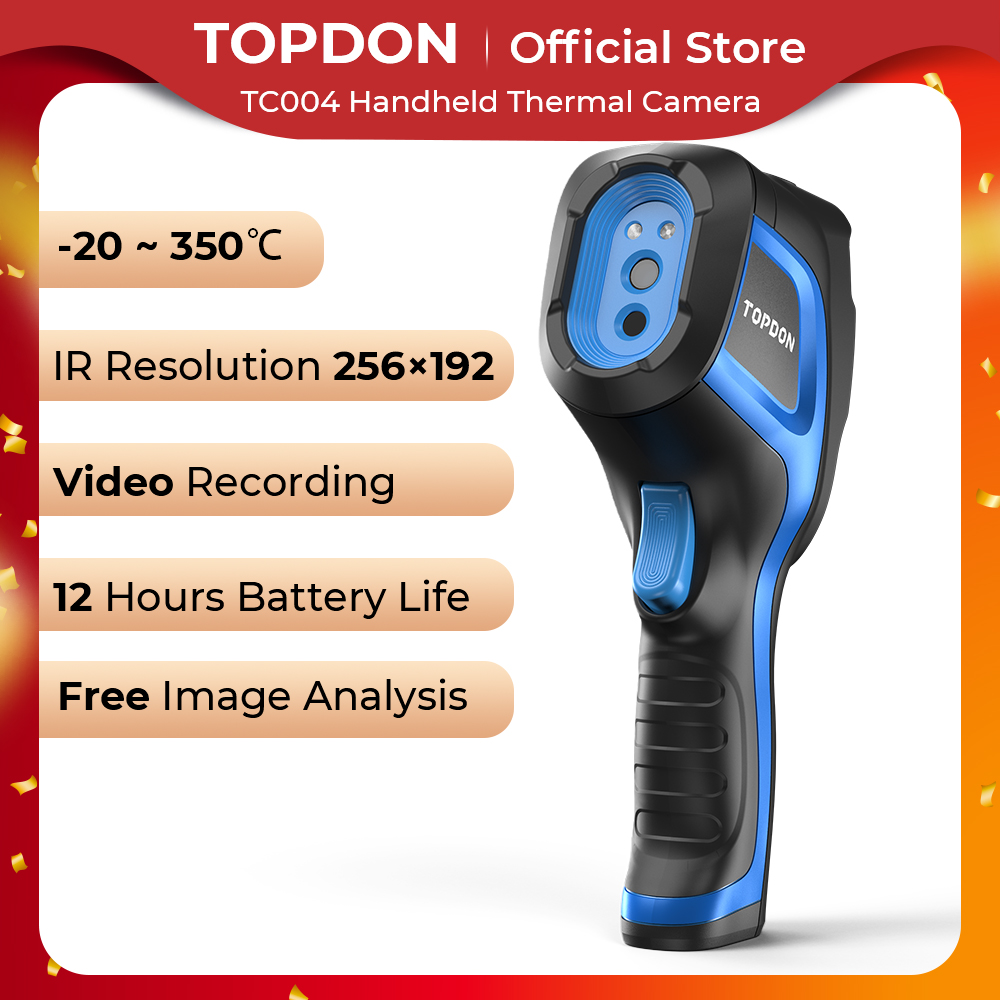 Topdon Tc001 Thermal Camera - TOPDON TC004 Yüksek Çözünürlüklü Doğruluk 256*192