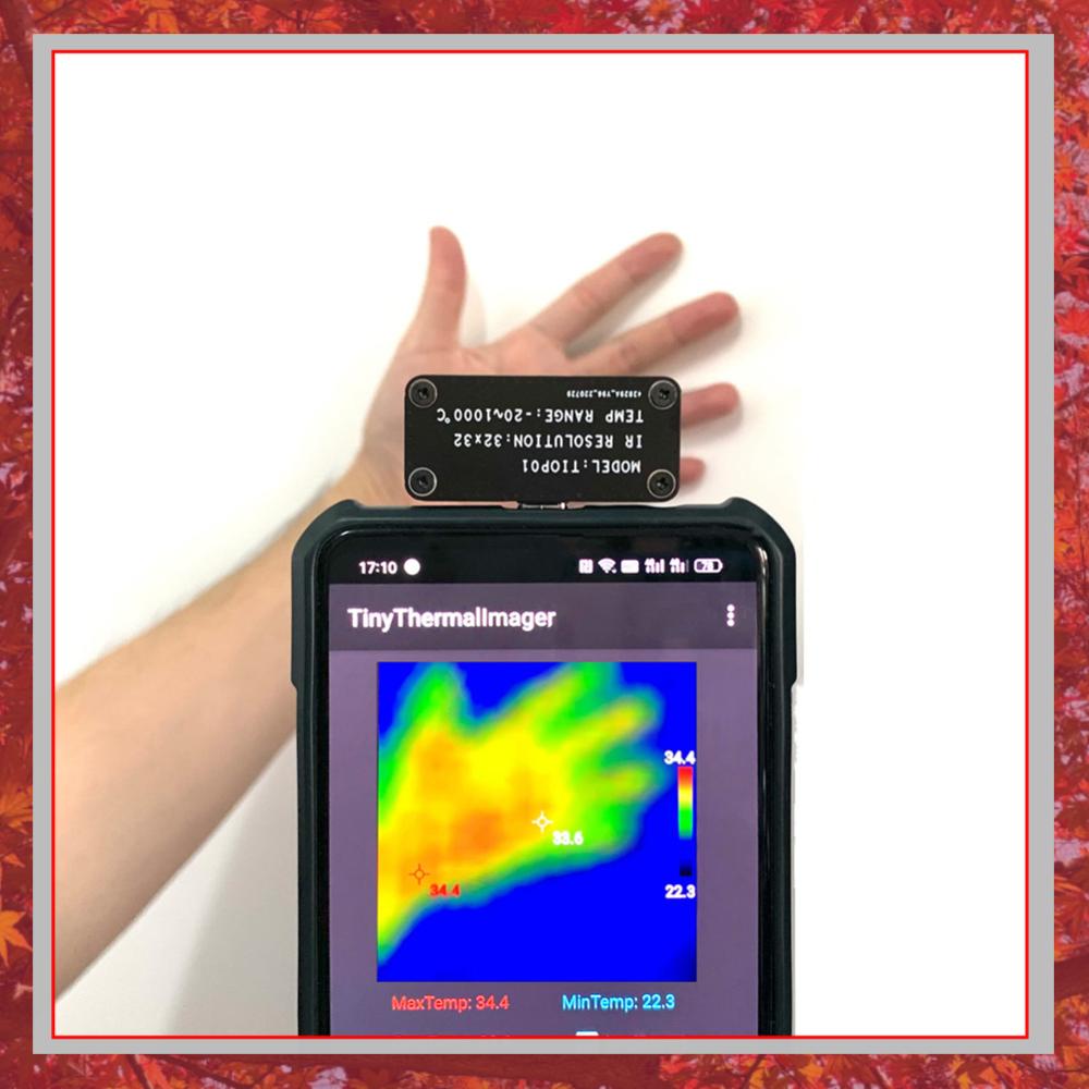 Tiop01 Thermal Camera - TIOP01 32x32 Termal Görüntüleme Cihazı Gece