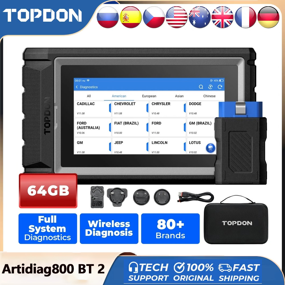Topdon Tc001 Thermal Camera - TOPDON ArtiDiag800 BT 2 Araç Teşhis