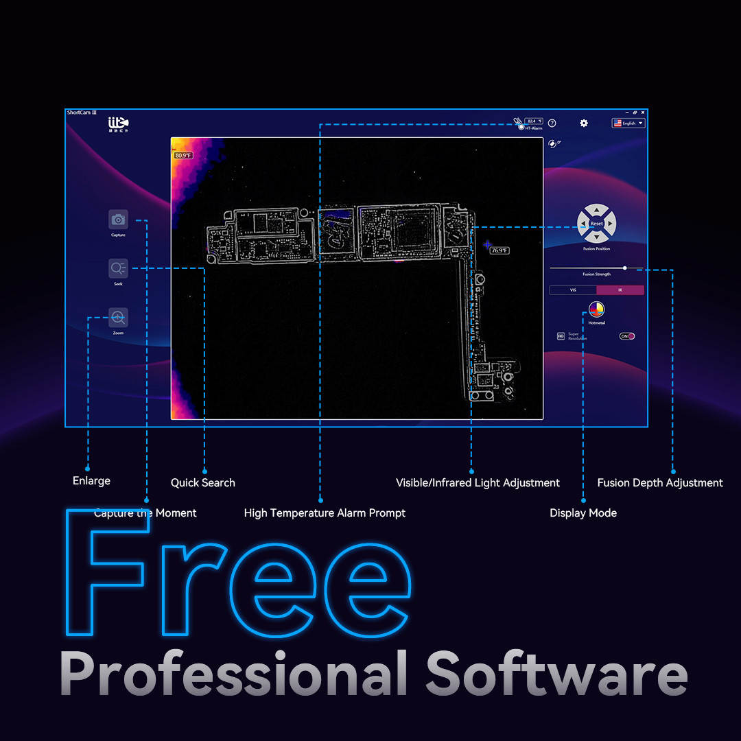 Shortcam Thermal Imaging Pcb - Benzersiz LANGCHI 6th Shortcam Lite Kızılötesi