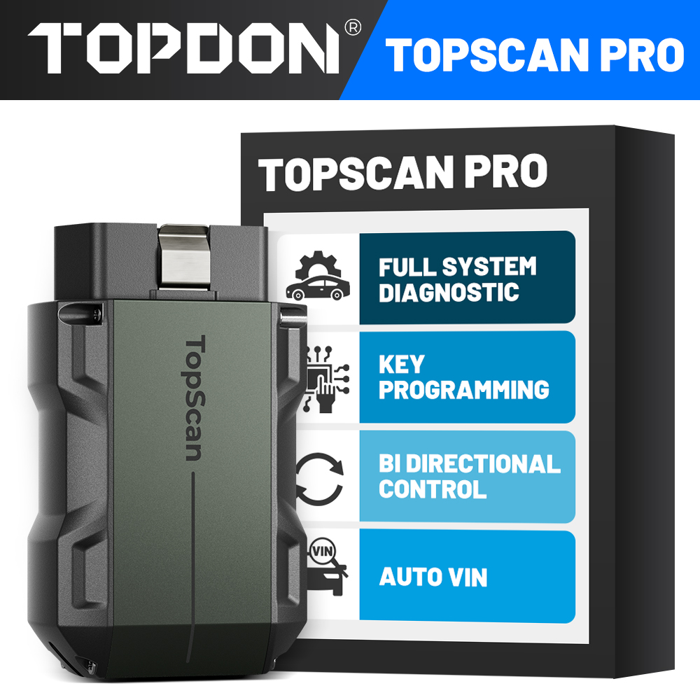 Topdon Tc001 Thermal Camera - TOPDON Topscan Pro Kablosuz OBD2 Tarayıcı