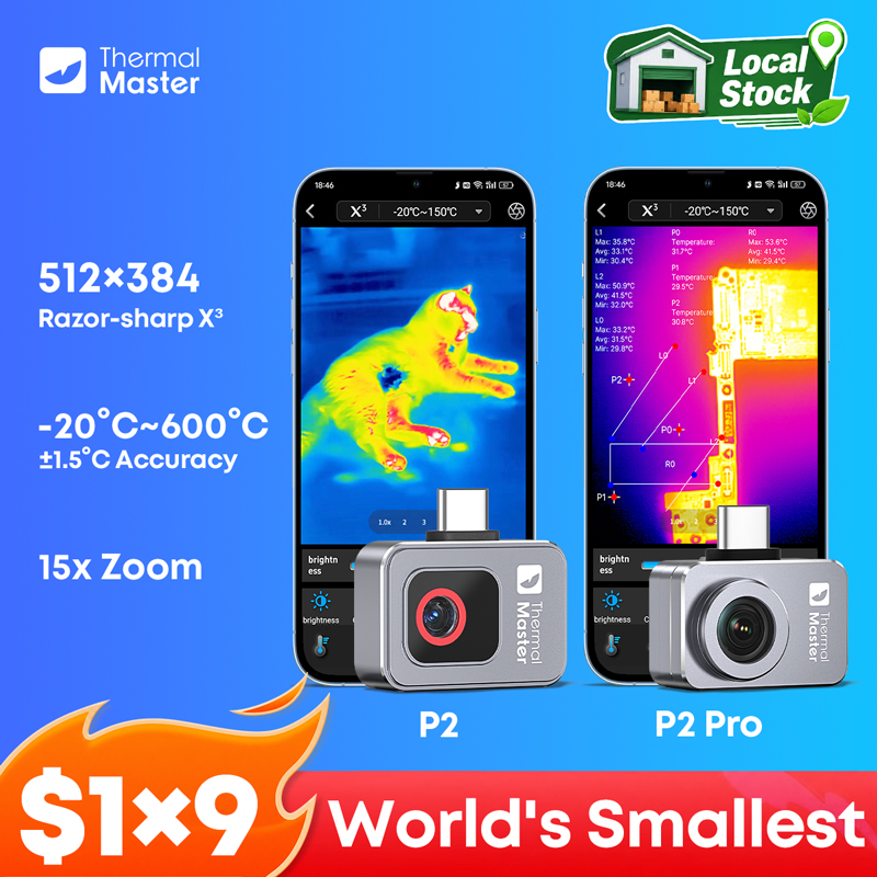 Infiray P2 Pro Macro Lens - P2//P2Pro Termal Görüntüleme Kamerası Isı Algılama