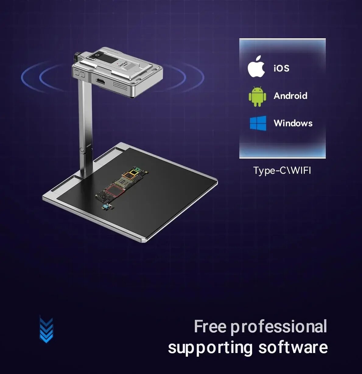 Pcb Short Circuit Thermal Diagnostics - LANGCHI SHIRYCAN III 4K Kızılötesi Termal