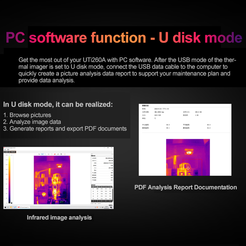 UNI-T UTI260B UTI260A Termal G - Nf 521 Thermal Imaging Camera incelemesi ve fiyatı