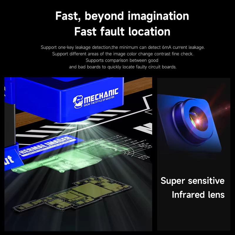Mekanik iScout 3D Termal Görün - Thermal Imager Pcb Repair incelemesi ve fiyatı