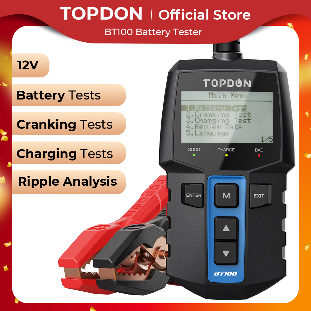 TOPDON BT100 12V Araç Akü Test - Topdon Tc001 Thermal Camera incelemesi ve fiyatı