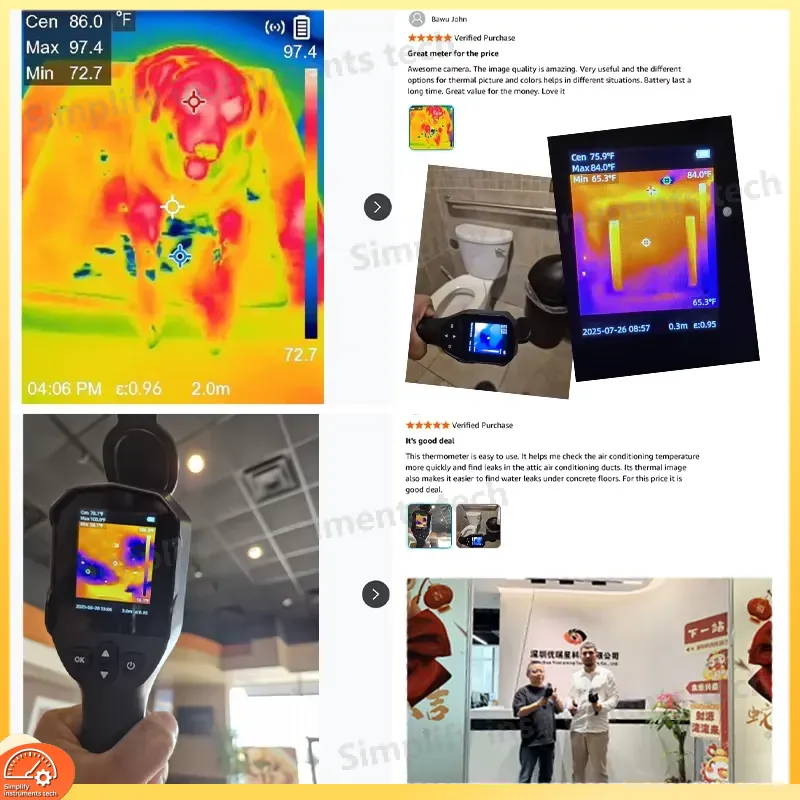 25Hz 256x192 El Tipi Kızılötes - Thermal Imaging Camera 256X192 incelemesi ve fiyatı