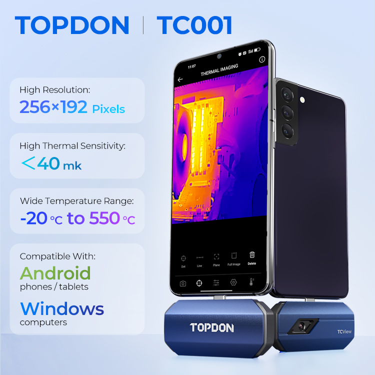 TOPDON Üretici ODM OEM TC001 T - Topdon Tc001 Thermal Camera incelemesi ve fiyatı