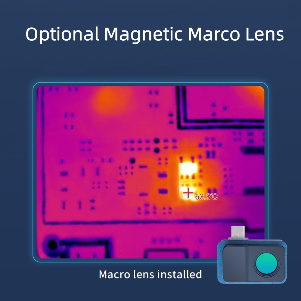 TOOLTOP T7 256*192 Android Tip - Infiray P2 Pro Macro Lens incelemesi ve fiyatı