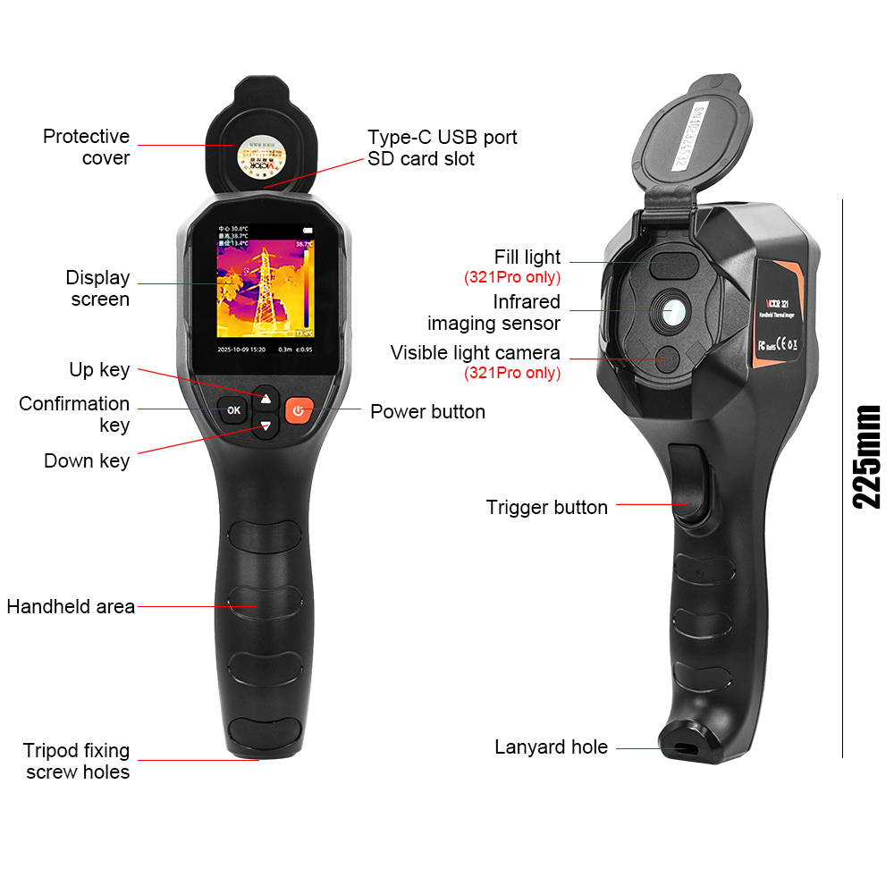 VICTOR 31 El Tipi Kızılötesi T - Nf 521 Thermal Imaging Camera incelemesi ve fiyatı
