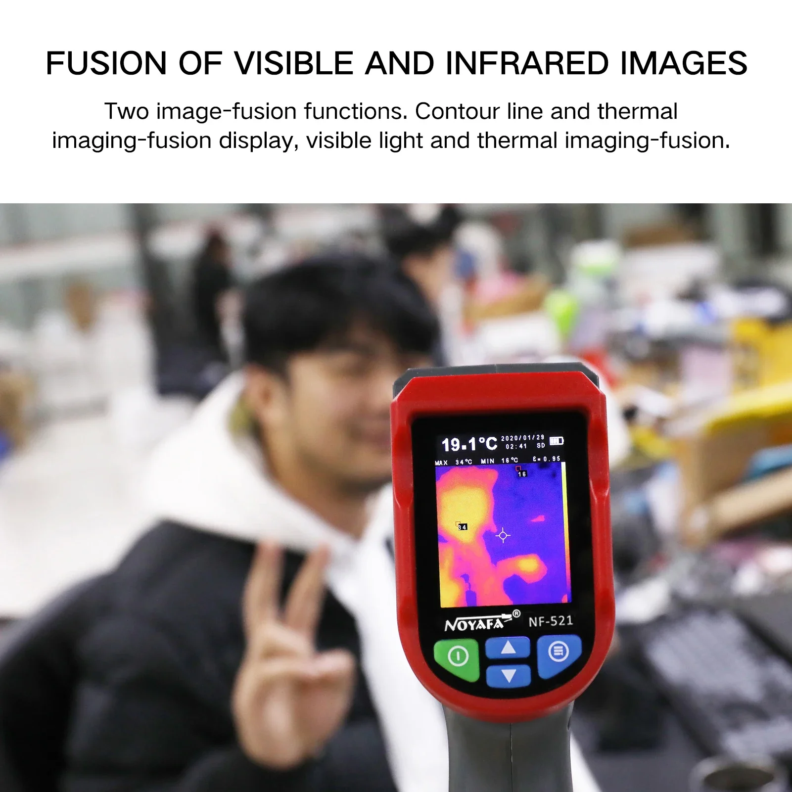 NF-521 El Tipi Kızılötesi Term - Nf 521 Thermal Imaging Camera incelemesi ve fiyatı