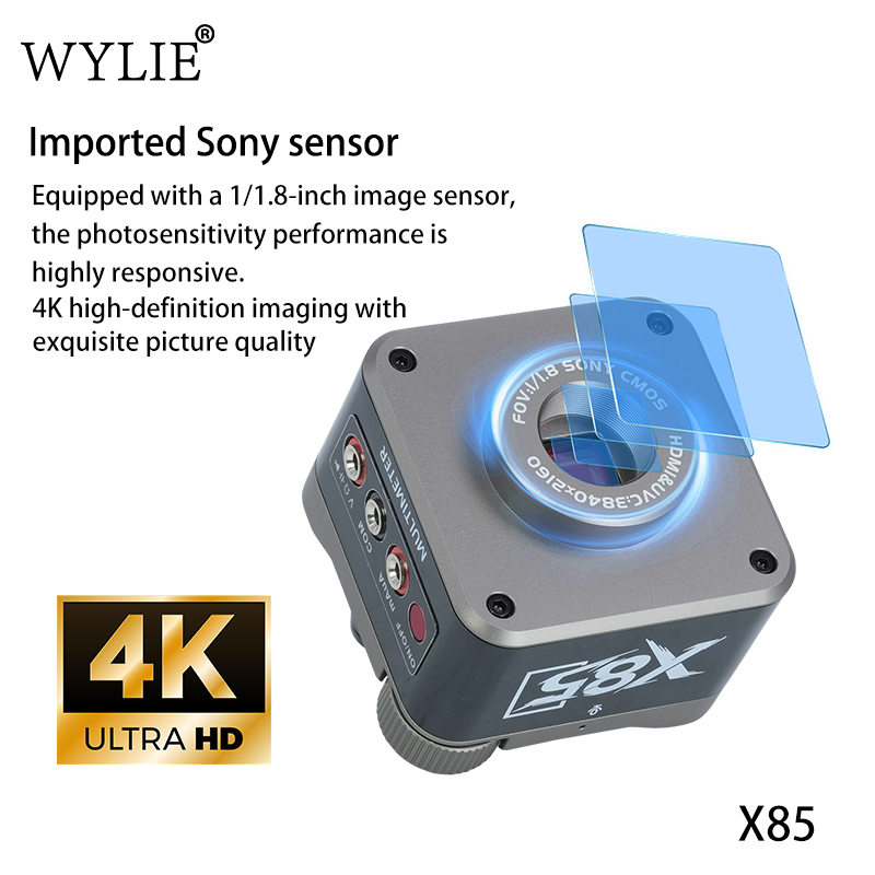 WYLIE X85 4K HD Mikroskop Kame - Thermal Imager Pcb Repair incelemesi ve fiyatı
