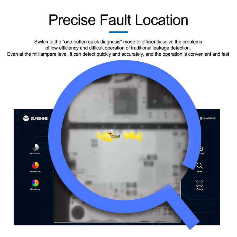 SUNSHINE TB-03S Kızılötesi Hız - Shortcam Thermal Imaging Pcb incelemesi ve fiyatı