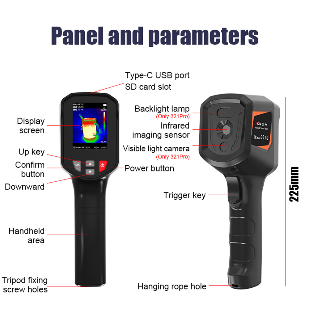 Victor 321 El Tipi Kızılötesi  - Nf 521 Thermal Imaging Camera incelemesi ve fiyatı