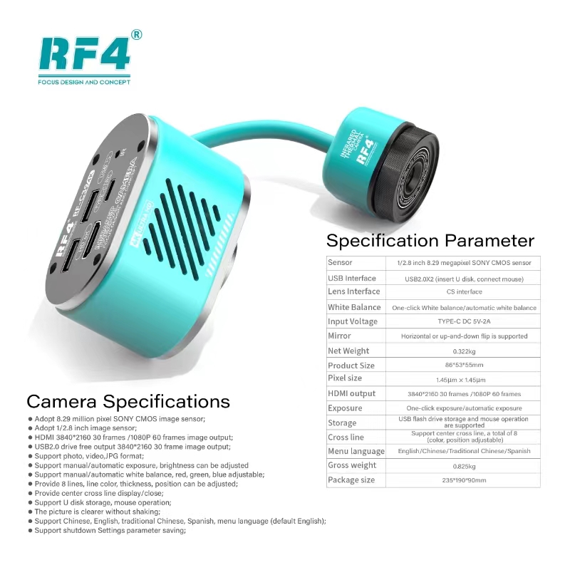 RF4 HD 4K Çift Spektral Termal - Pcb Short Circuit Thermal Diagnostics incelemesi ve fiyatı